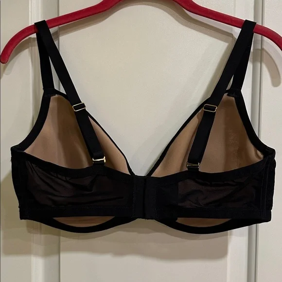 Soma Lightest Lift Perfect Coverage Bra 38DDD‎ Black Lace Underwire - Picture 8 of 16